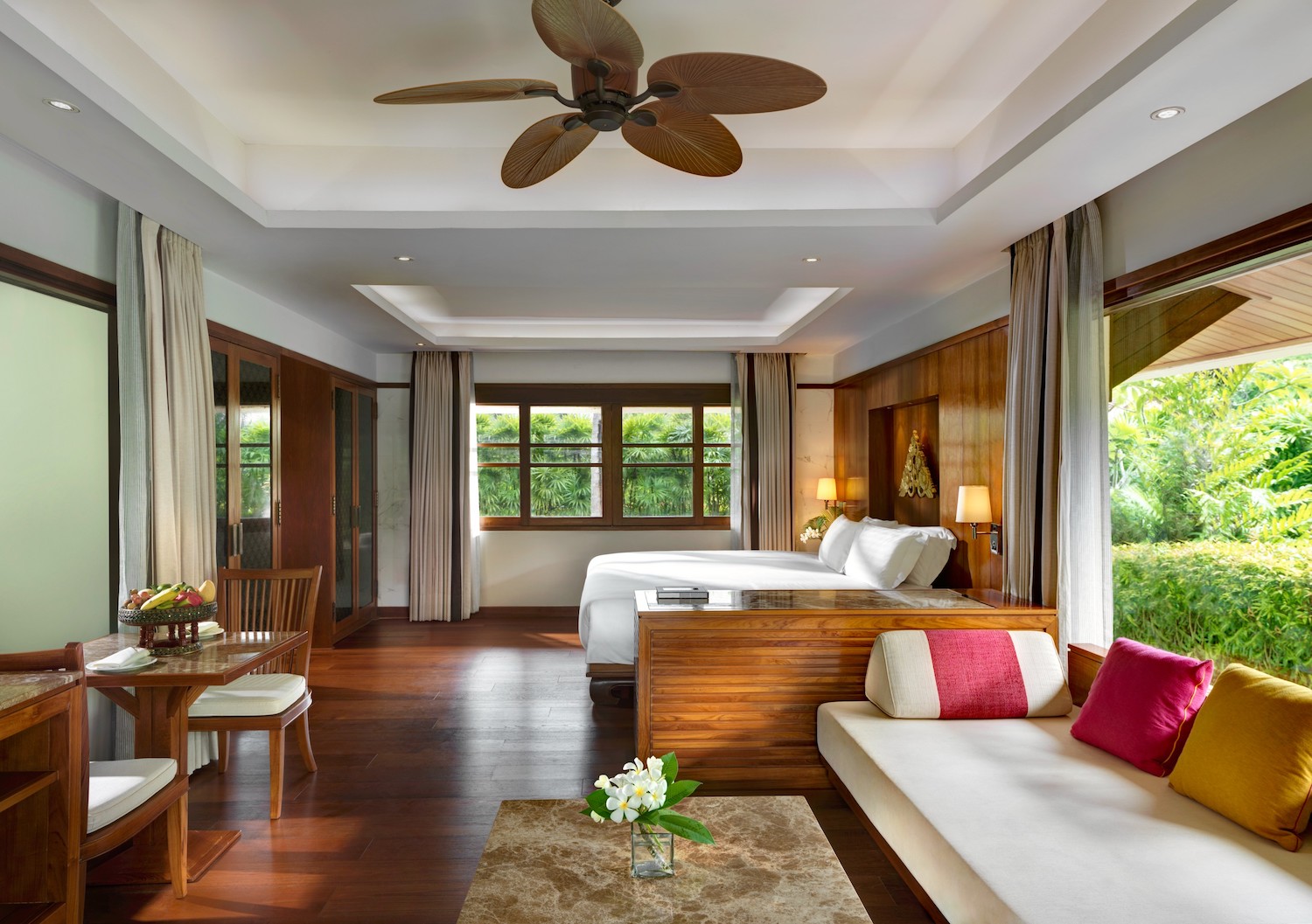 Chambre Deluxe Garden Villa du Santiburi avec vue sur la végétation